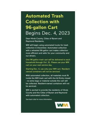 garbage collection wisconsin rapids wi|Automated Garbage Collection Frequently Asked Questions.